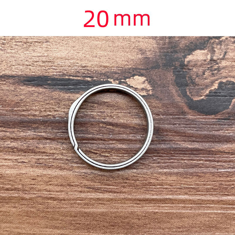 Outdoor Pendant Tool CNC Titanium Alloy EDC Concise Round Key Ring Key Chain