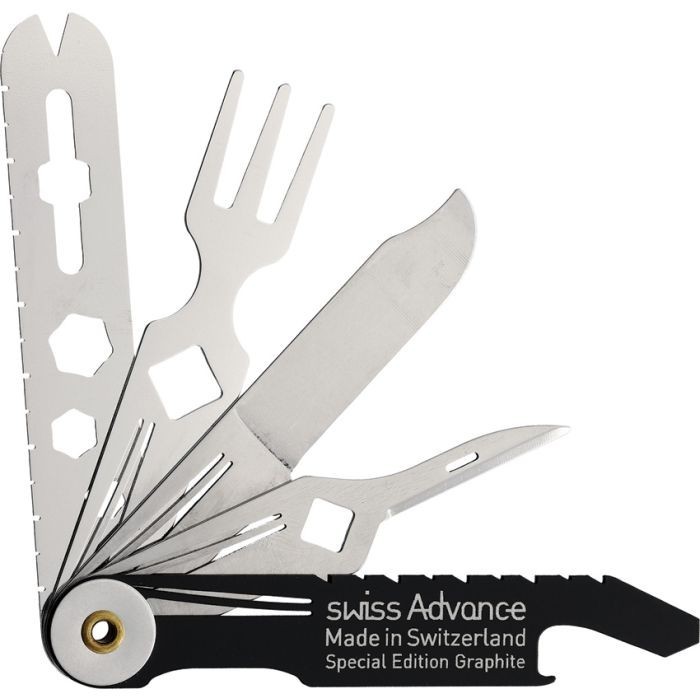 Swiss Advance Crono N5 Multi Tool/Cheese Knife Wing-Nut Opener & Tools – 51493
