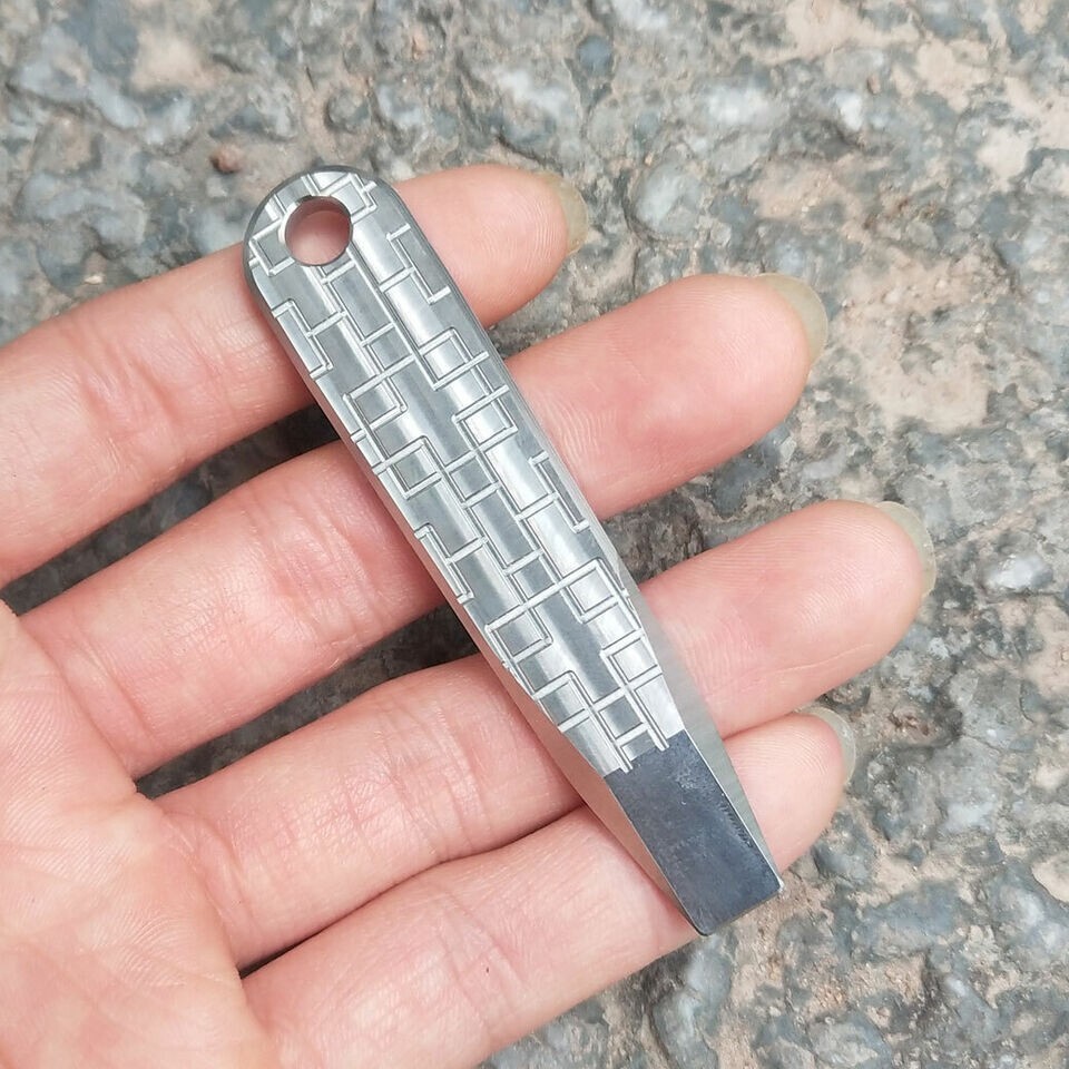Titanium EDC Multifunction Tool Crowbar Bag Outdoor Lightweight Non Fade Gift