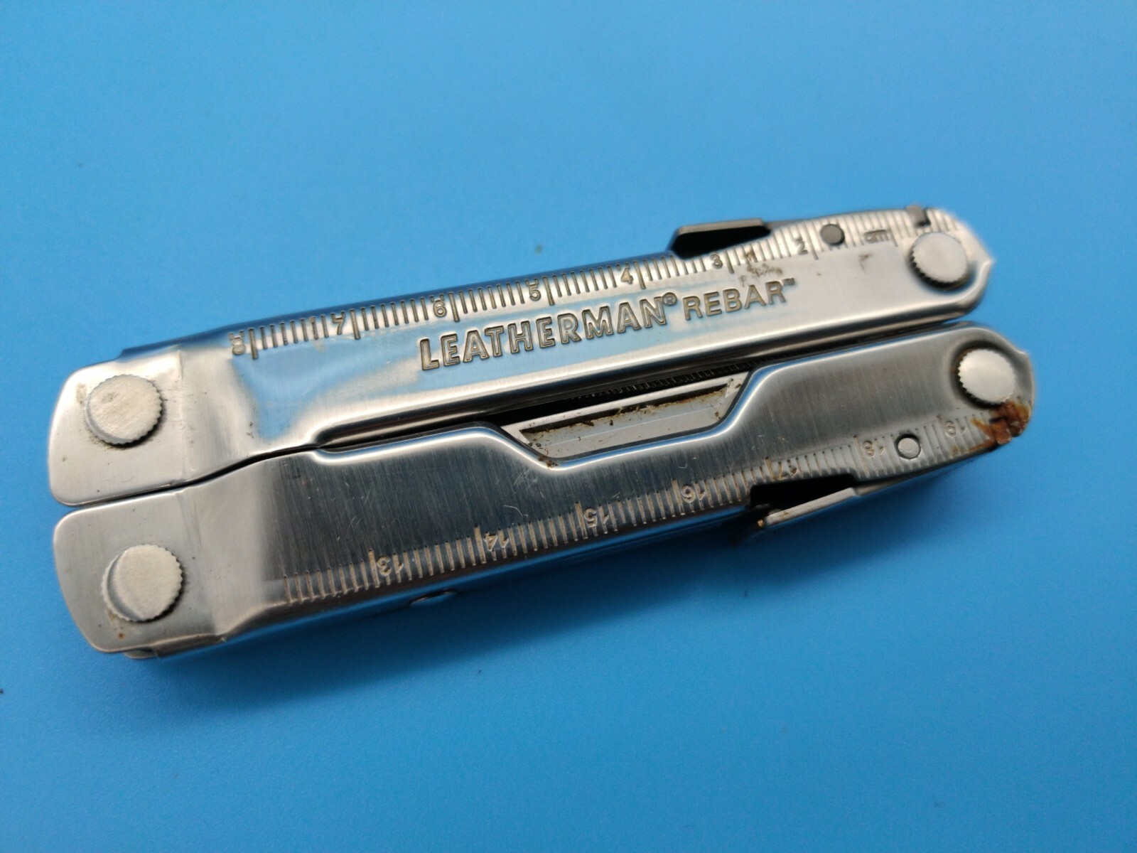 USED Leatherman Rebar Multitool Knife Pliers File Wire Cutter USED