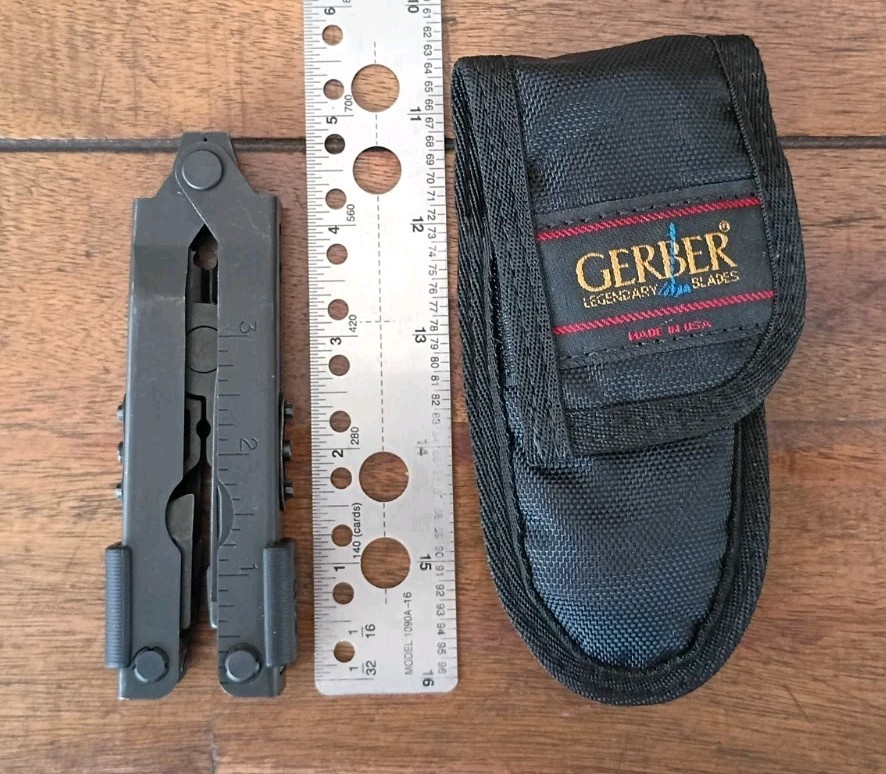 Gerber MP600 Needlenose Multi-Tool Black Oxide With Nylon Sheath