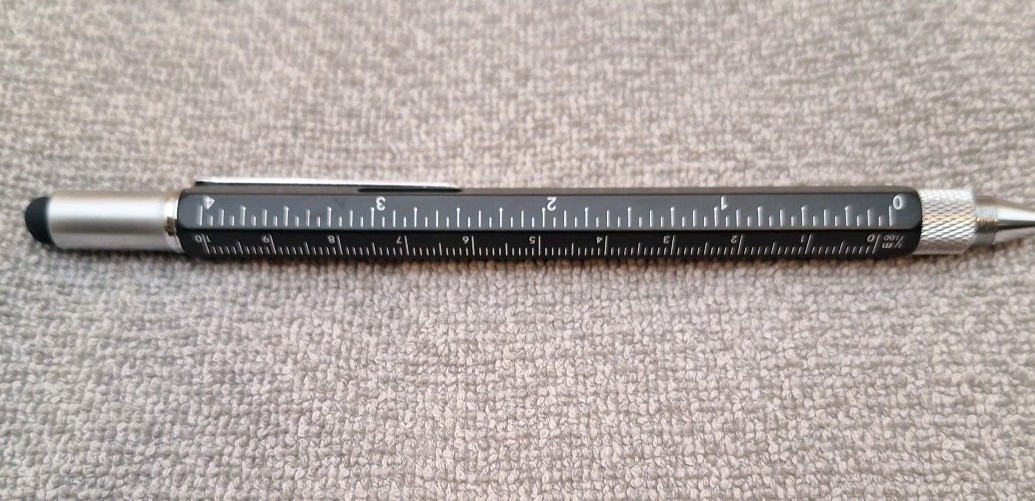 Multitool Pen 6 in 1 Tools Pen-Stylist-Ruler-Bubble Level-Philips & Flathead SD