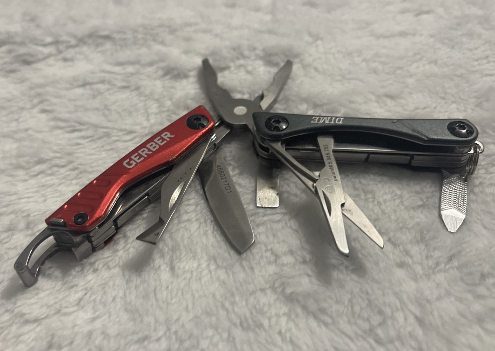 Gerber Dime Mini Keychain Butterfly 10-in-1 Multitool / Black in Great Condition