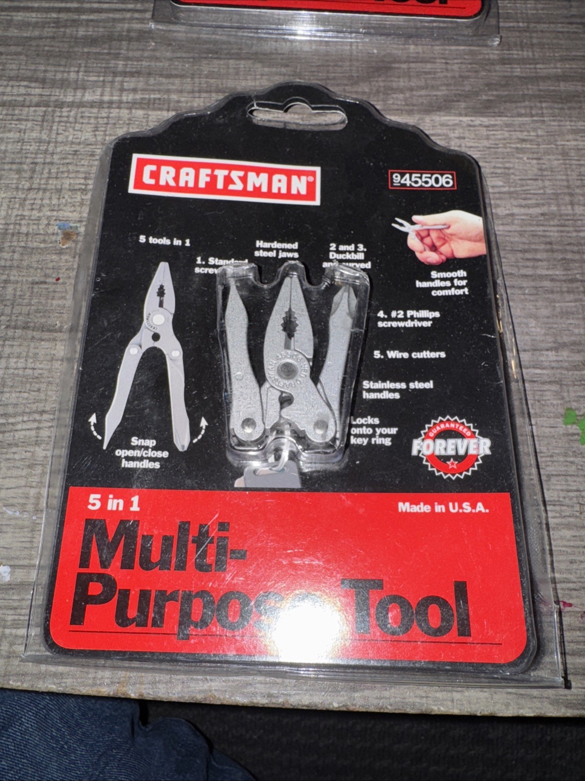 Sears Craftsman USA Nos SEBERTOOL USA Mini Multi Purpose Tool 45506 SEALED 5n1