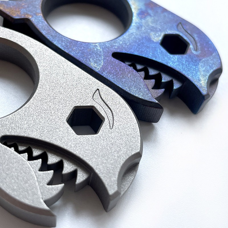 Titanium alloy Shark – Zirconium EDC multi-purpose tool Window breaker pry bar