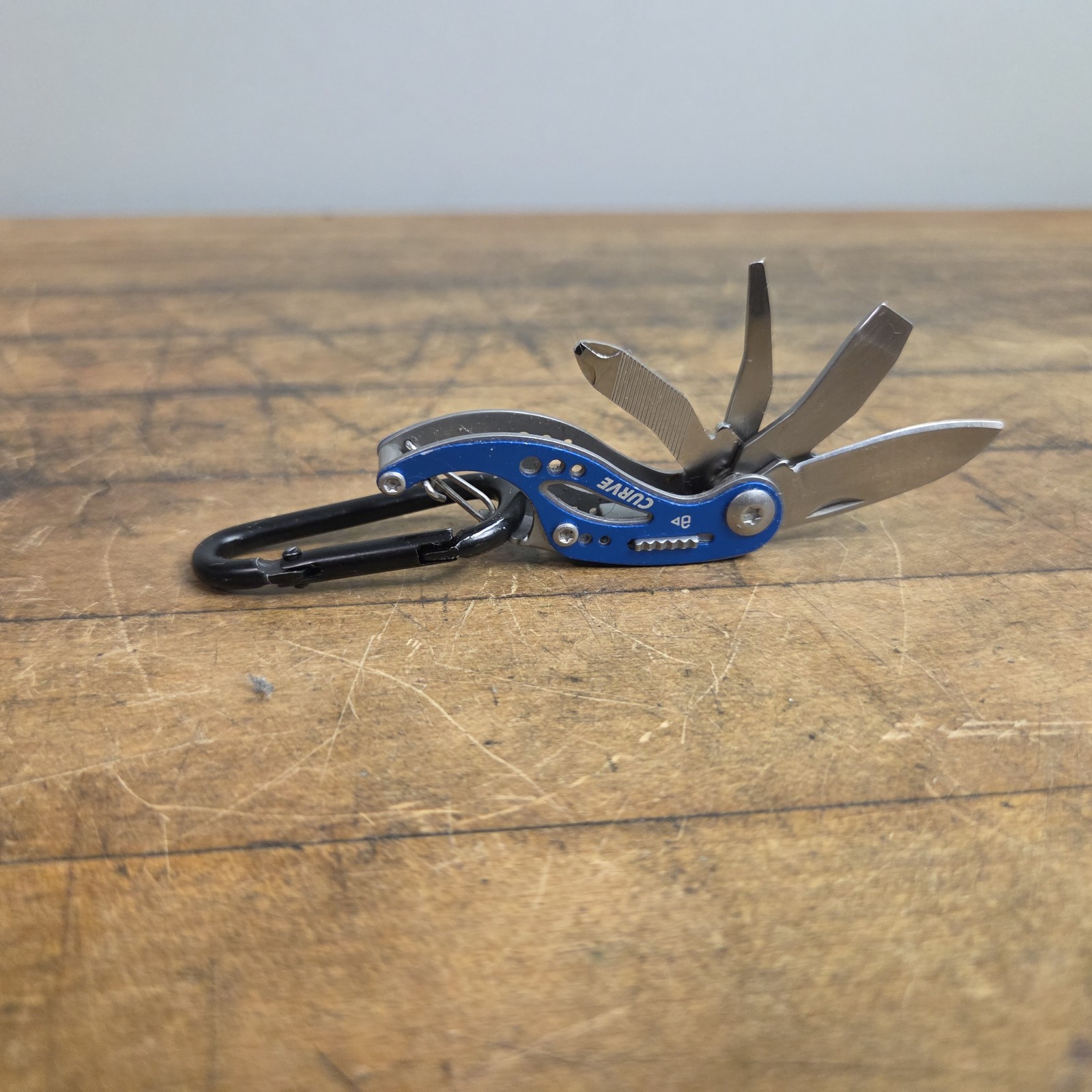 Gerber CURVE 15805161 Blue Mini Multi Tool Knife,Opener Bottle,screwdriver