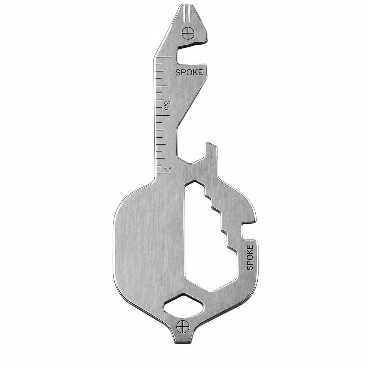 Multitool Keychain – Stainless Steel Key Ring Tool with Bottle Opener, Screwd…