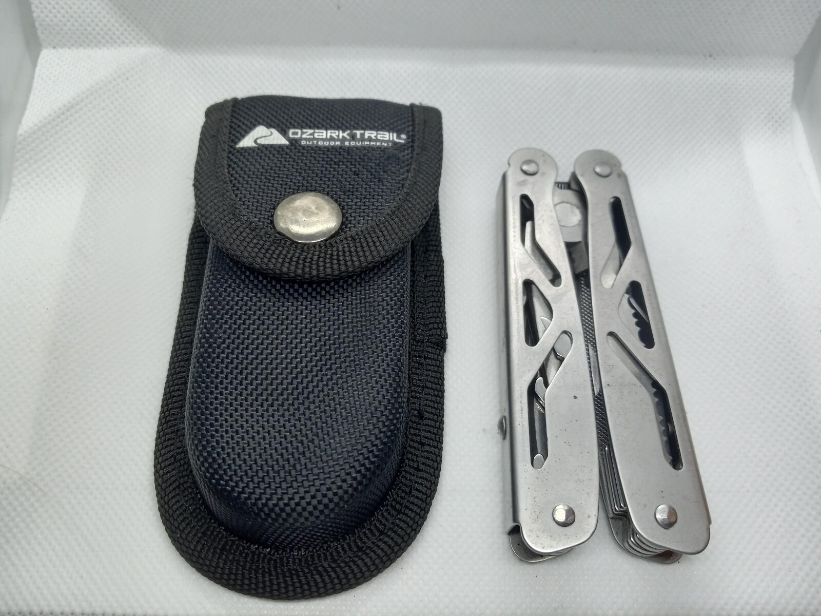 Ozark Trail 12-In-1 Multi Tool Outdoor Equipment includes Sheath