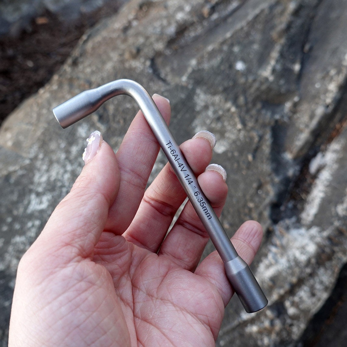 TC4 Titanium L Shaped Hex Wrench EDC Minimalist Screwdriver Repair Tool Set
