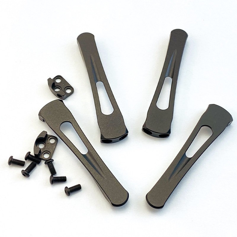 Titanium Pocket Clip for Spyderco C81 / C223 Knife Replacement Clip