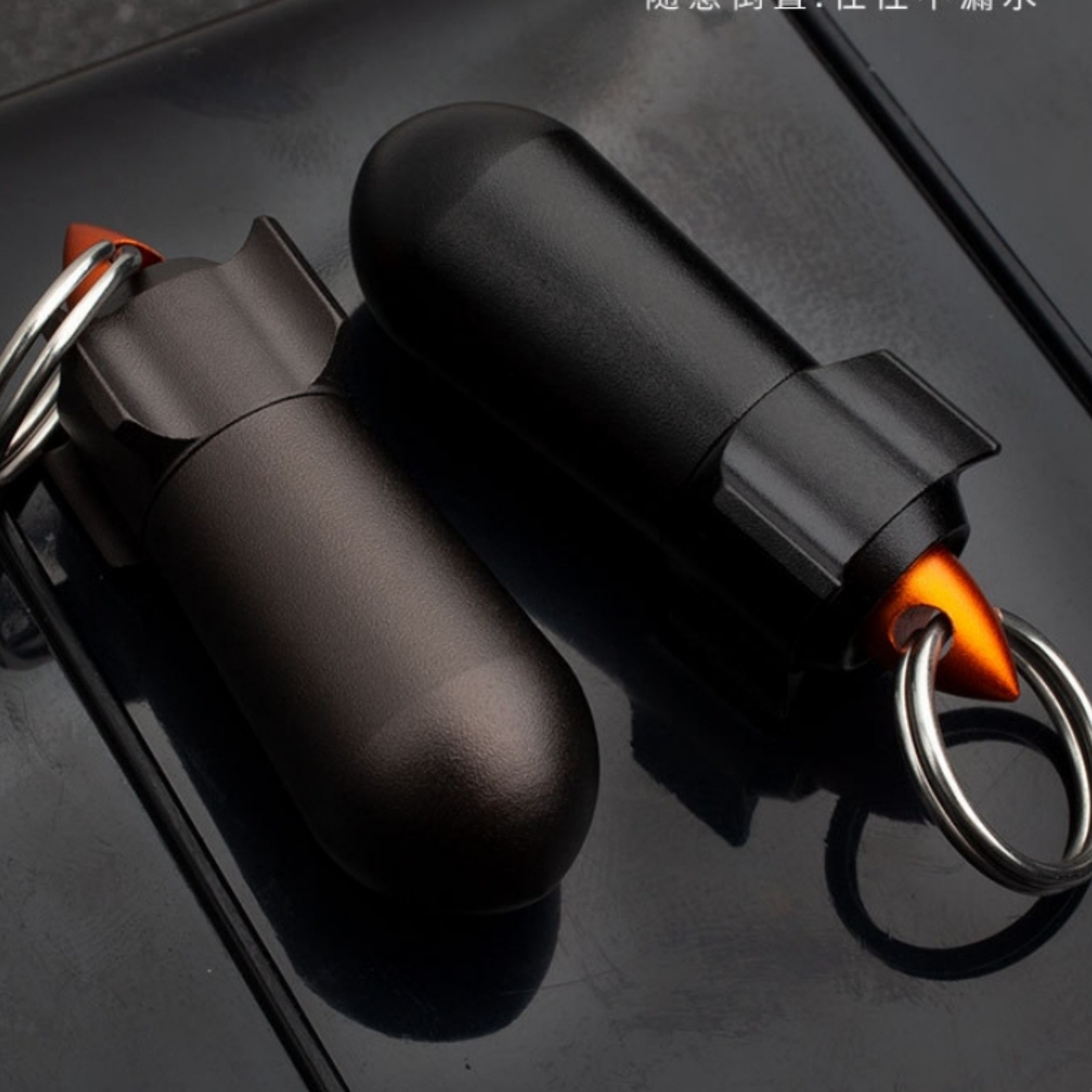 Aluminum Alloy Mini Capsule Container EDC Pill Holder Waterproof Portable