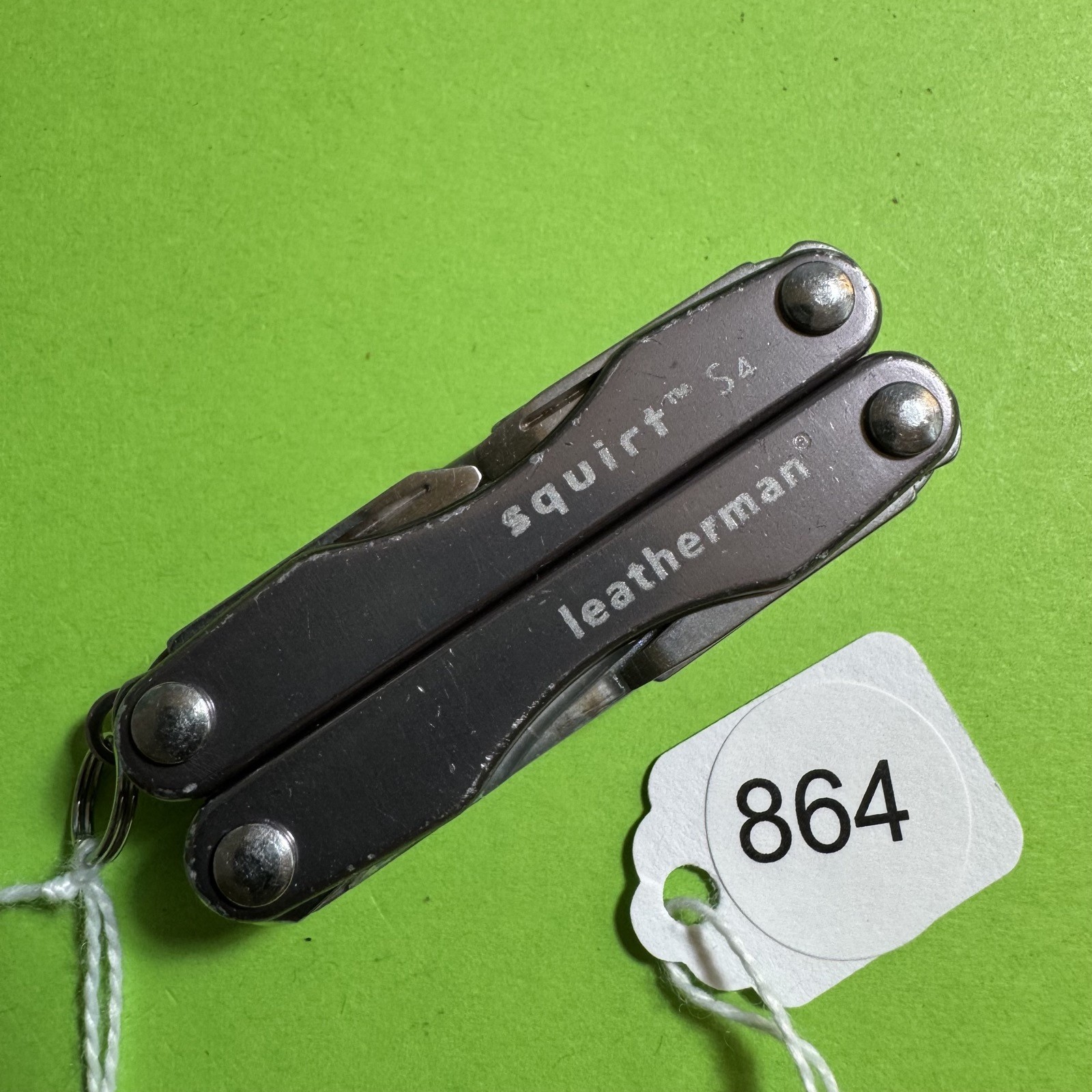 Leatherman Squirt S4 Multi-Tool Scissor Pocket Knife EDC Grey Stainless #864