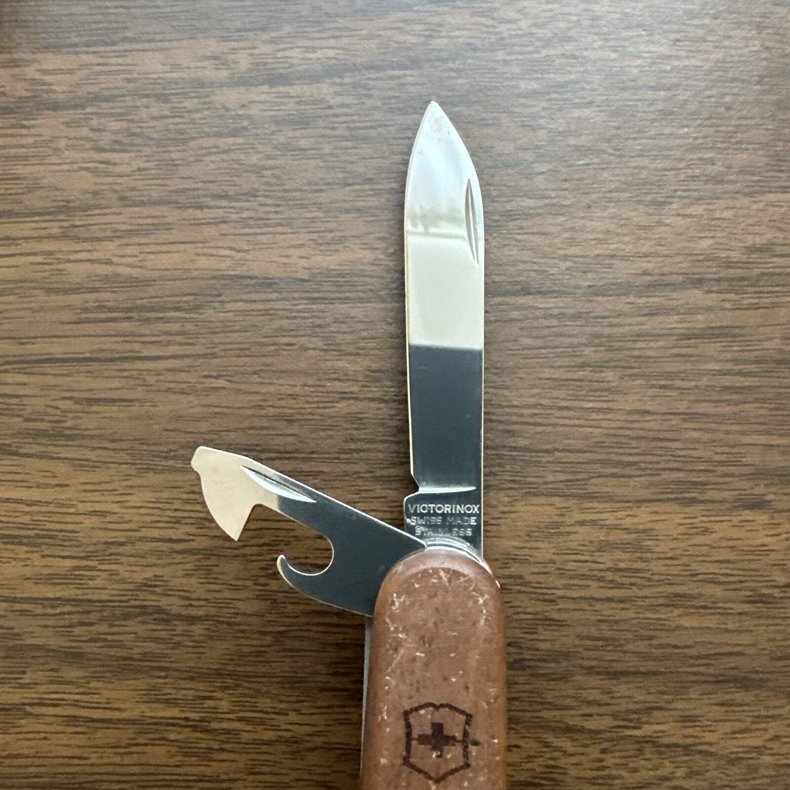 Victorinox Huntsman Wood Swiss Army Knife with Walnut scales- hunt, fish, camp