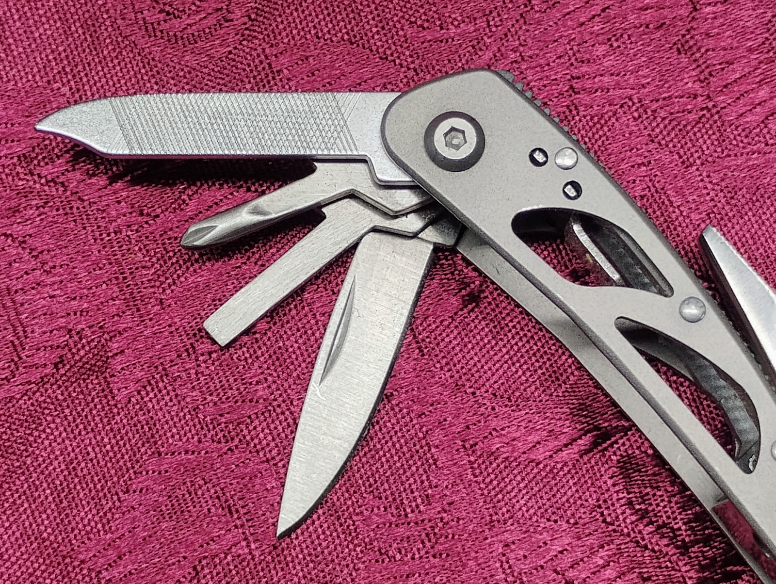 Winchester Multi Tool Keychain Pocket Knife Fishing Hunting Shooting Mini Pliers