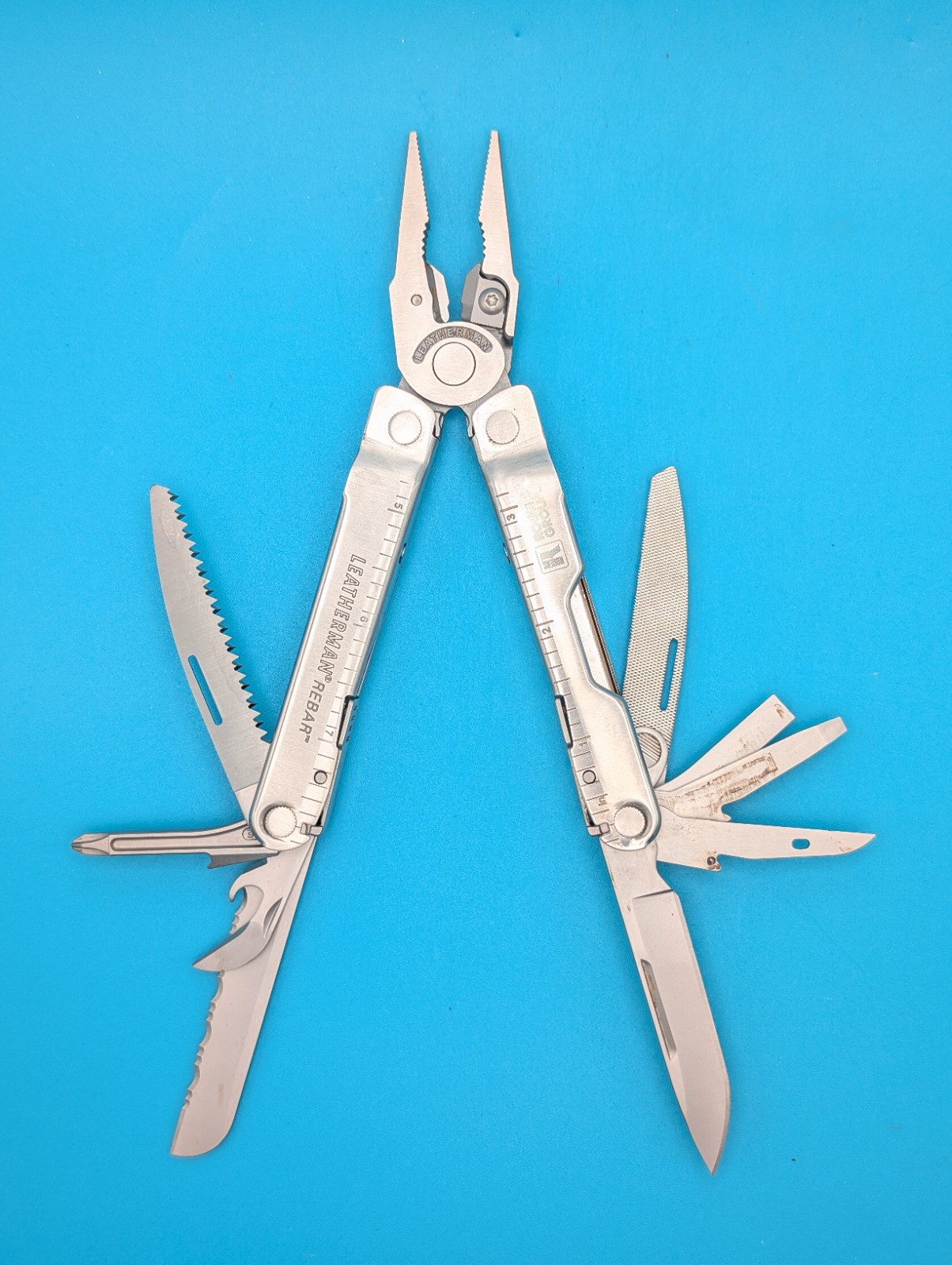 Leatherman Rebar Multi-Tool! Stainless! With Sheath! *ROGERS GROUP*