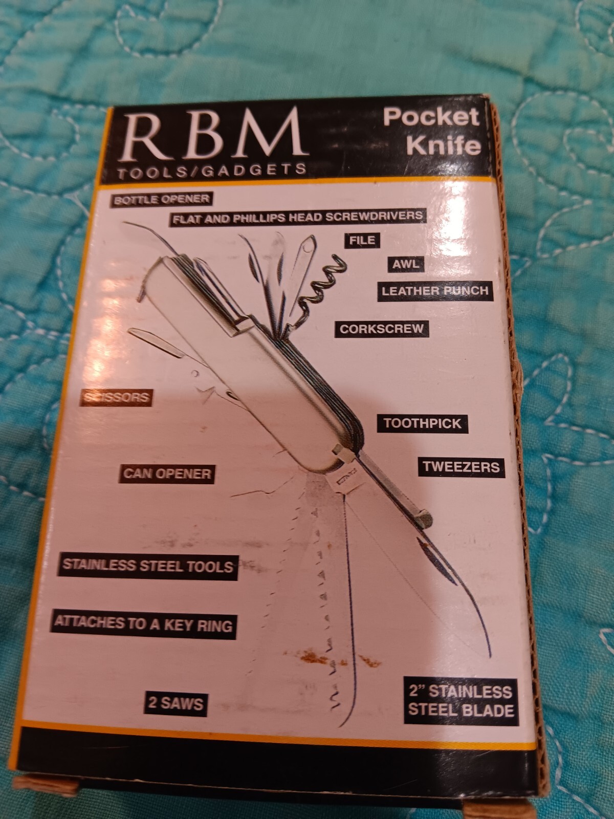 RBM Tools & Gadgets Pocket Knife #4729