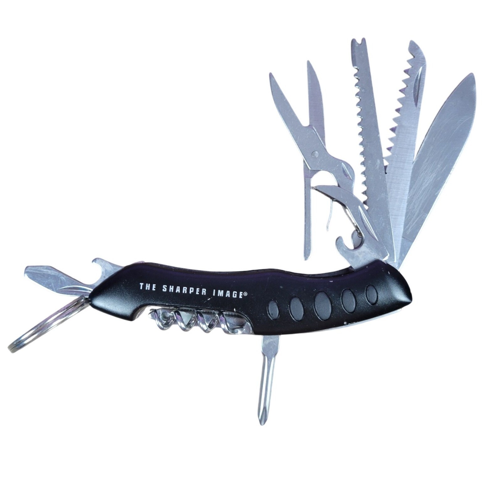 The Sharper Image Multi Tool Knife Stainless Steel Camping Hiking Survival