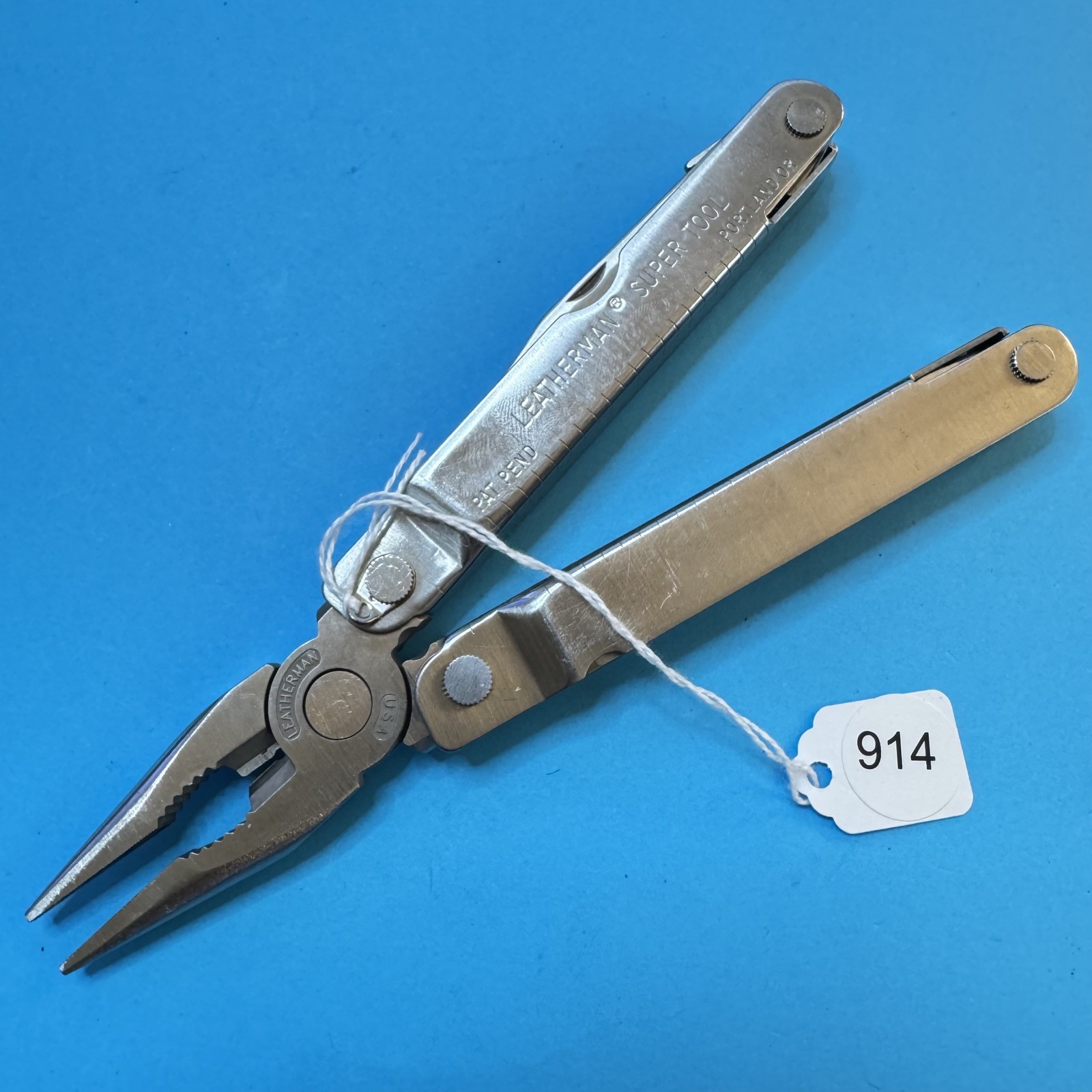 Leatherman Super Tool Plier Multi Tool Pocket Knife Excellent Condition EDC #914
