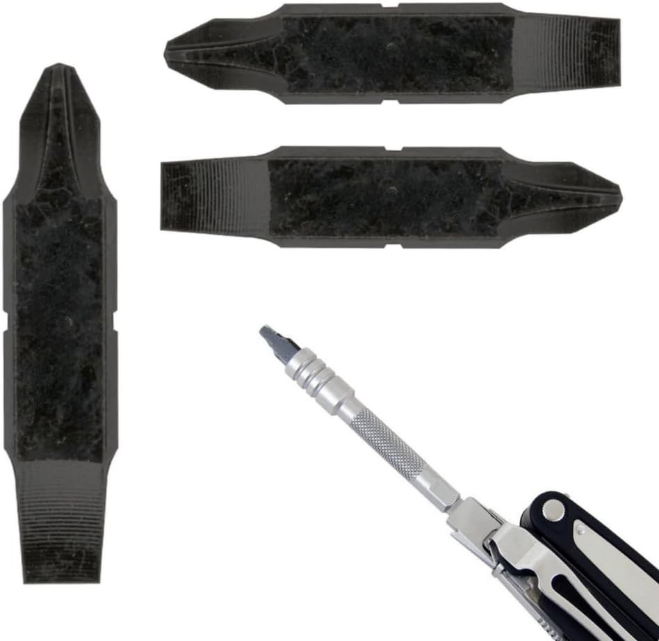 3 Pack Replacement TwoSided Screwdriver Bit For Leatherman MultiTool #1#2 Ph…