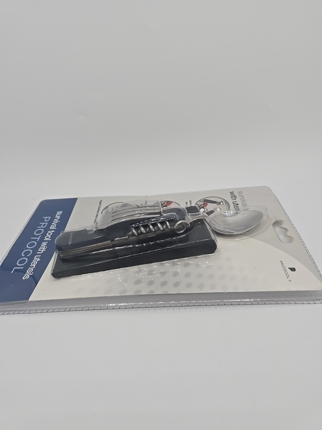 Protocol Survival Multi Tool with Utensils That Separate for Use, New In Package