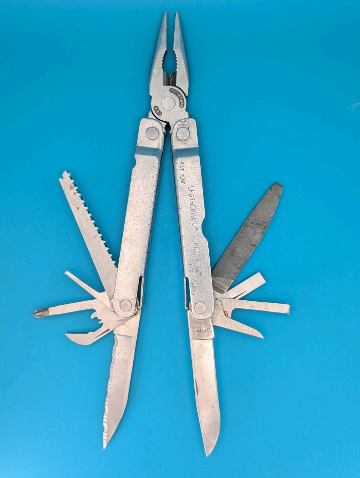 LEATHERMAN Super TOOL Multi Function Tool PLIERS, Stainless! 11/97 DATE