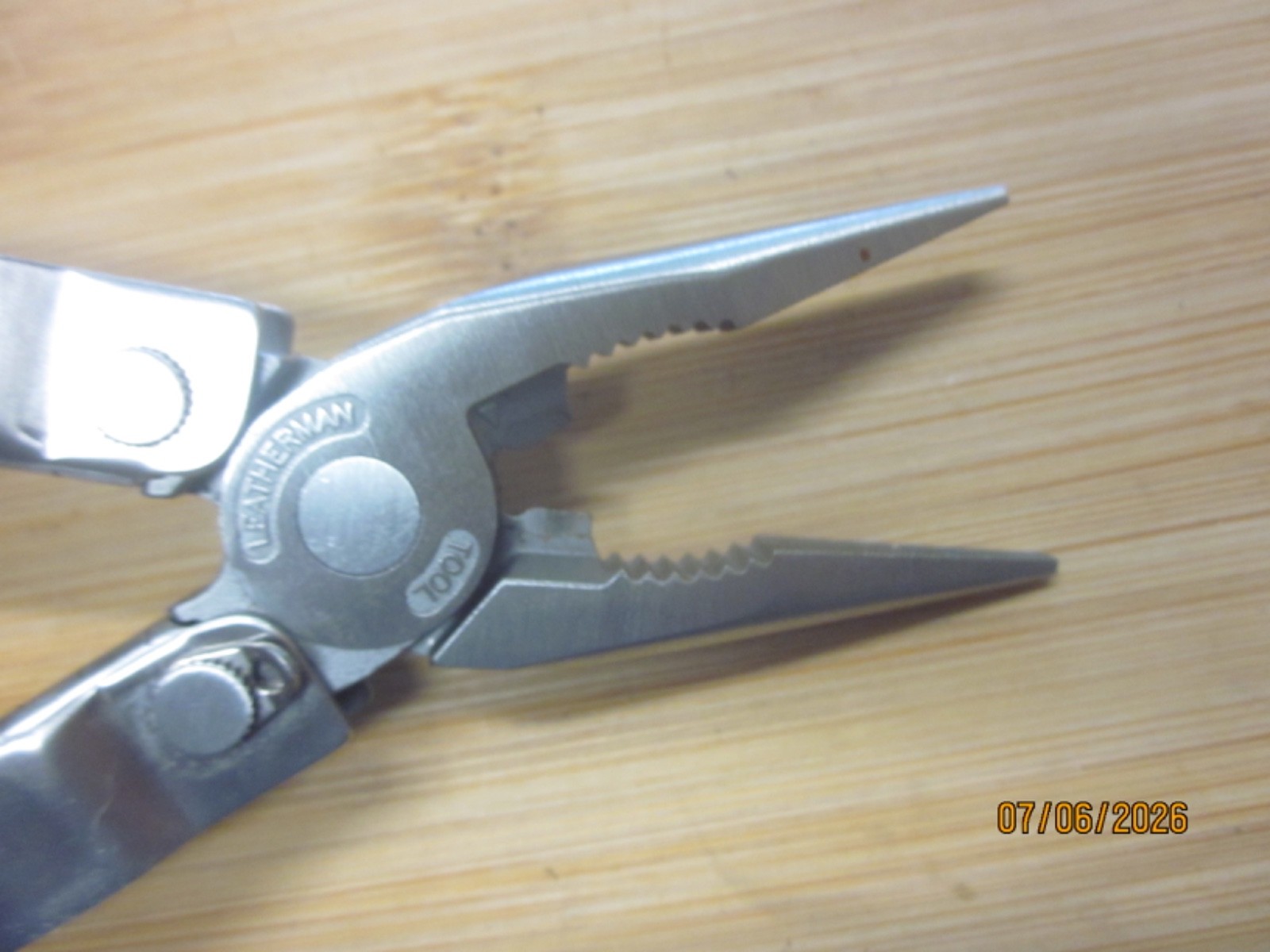 VTG LEATHERMAN PST II MULTI TOOL W/ORIGINAL LEATHER SHEATH, LOOKS UN-USED, 07-03