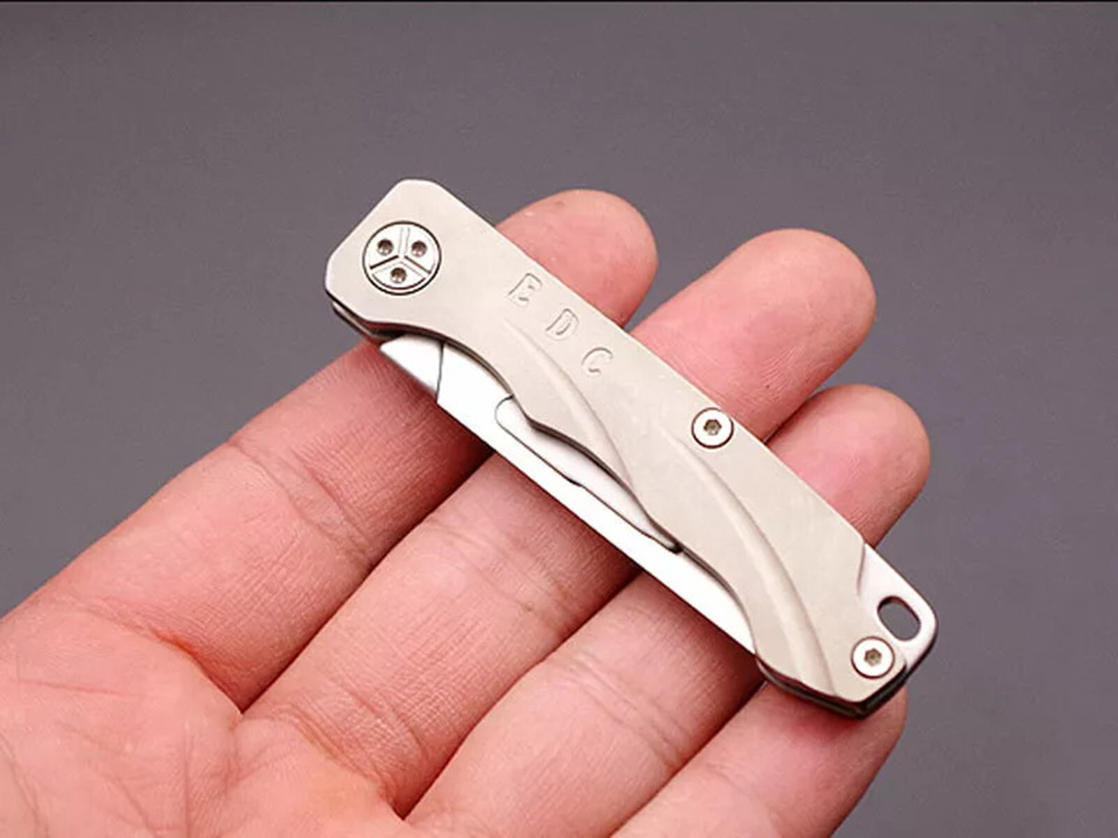 Titanium Scalpel Blade Folding Utility Knife Pocket Outdoor Camping EDC Tool