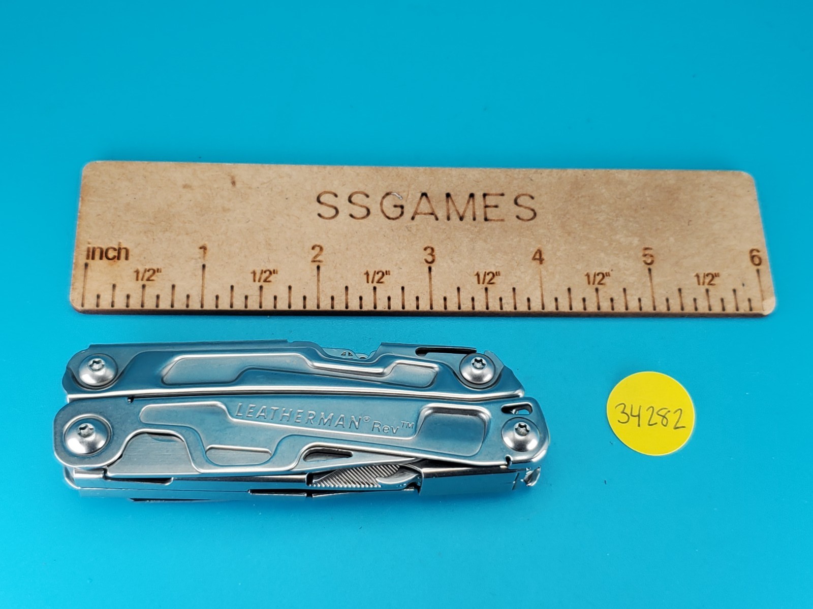 Leatherman Rev 3.8″ Multi-Tool, Stainless! USAA