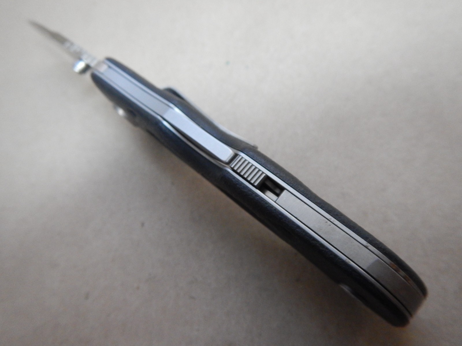 Rare! Leatherman K500X Knife-Multitool 154CM Folder Lockback Knife w/Carabiner