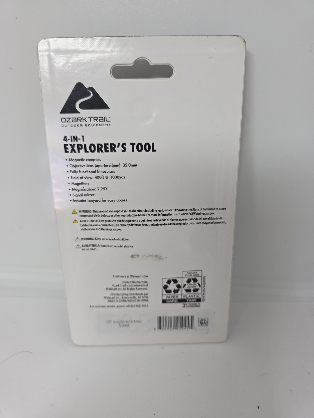 4 In 1 Explorer’s Tool 5044 Compass By Ozark Trail.
