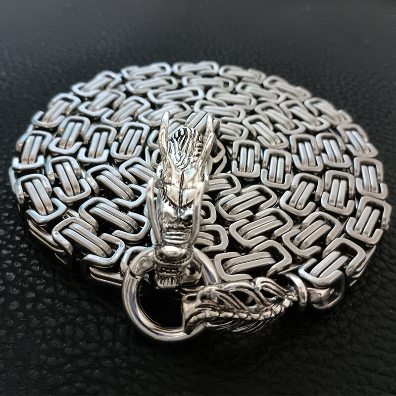 Hot Mens Tactical Bracelet Titanium Steel Defense Survival Necklace Chain Party
