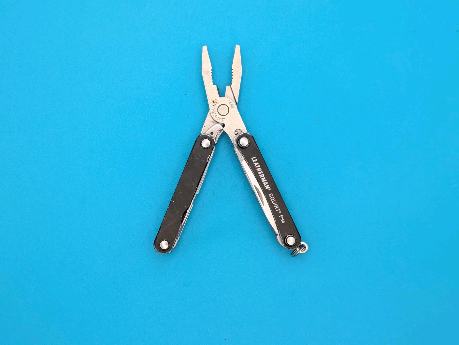 Leatherman SQUIRT PS4 Multi-Tool! BLACK! *broken scissors spring*
