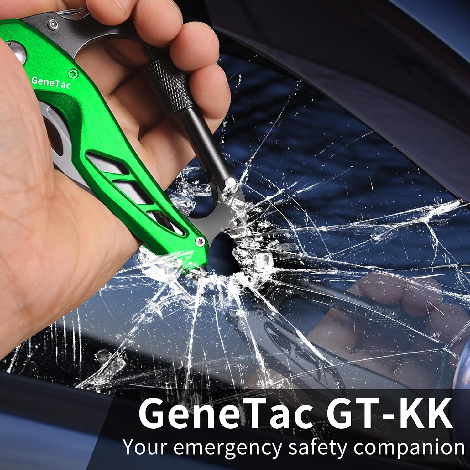 Multi-Tool Carabiner with Pocket Knife, Bottle Opener, Window Breaker, Screwdriv