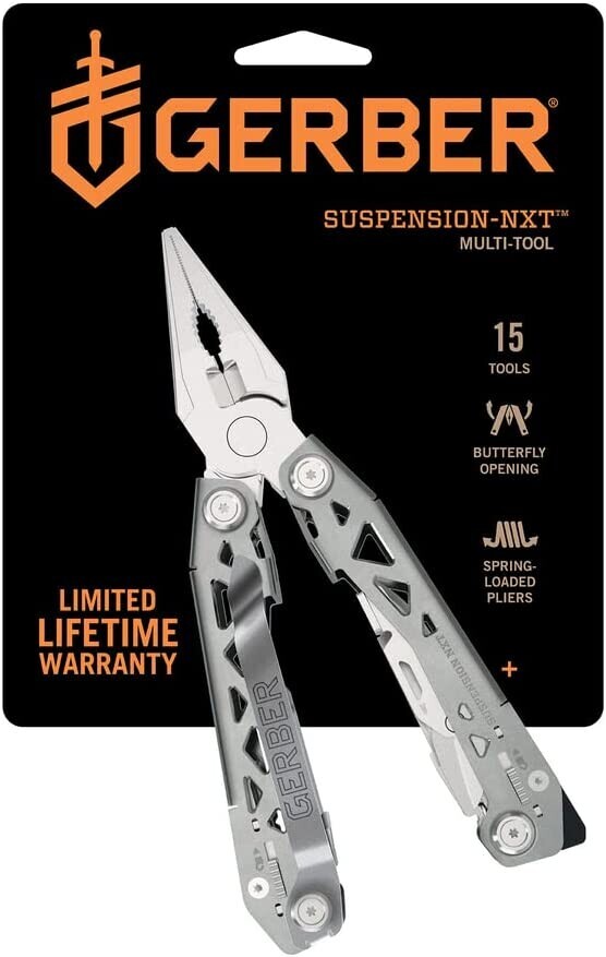 Gerber Gear 30-001364N Suspension-NXT, 15-in-1 Multitool Knife, Multi Color
