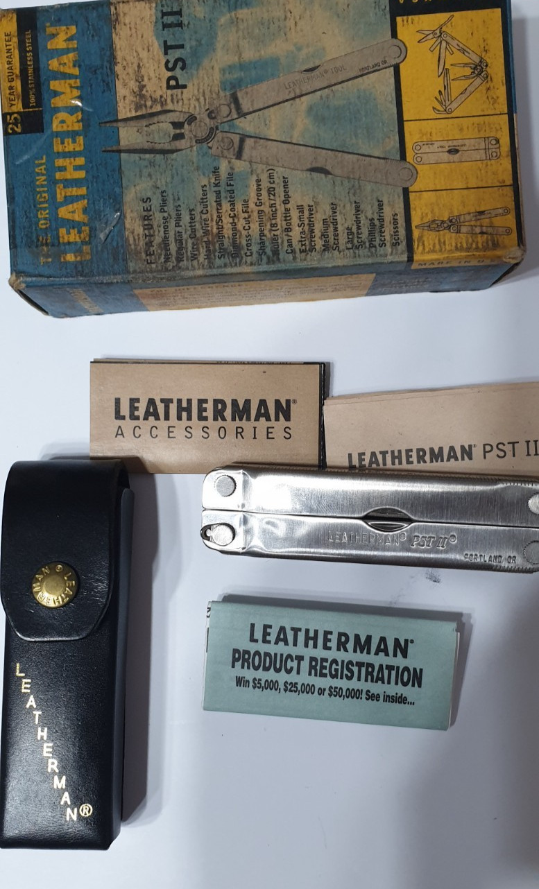 🔥 Leatherman PST II Stainless Multi-Tool New in Box Rare Retired Collectable