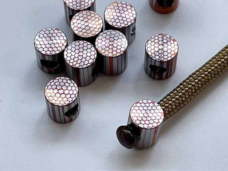 EDC TITANER Superconductivity Knife DIY Cool Lanyard Bead Umbrella Rope Pendant