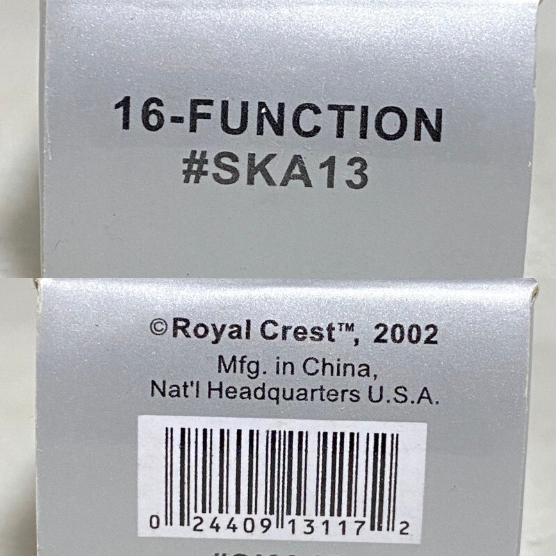 ROYAL CREST Swiss Army Knife 16 Function Pocket Knife Multi Tool SKA13 NIB