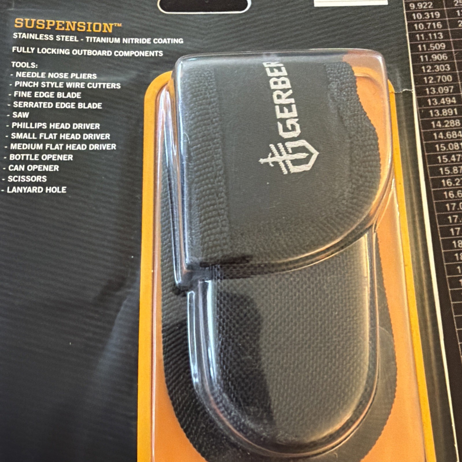 Gerber Suspension Gray 12 Function Multi-Plier Multi-Tool w/Sheath