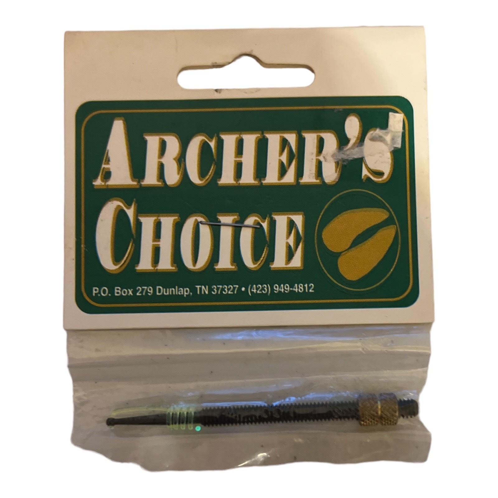 Archer’s Choice Fiber Wrap Pin Green 8/32″