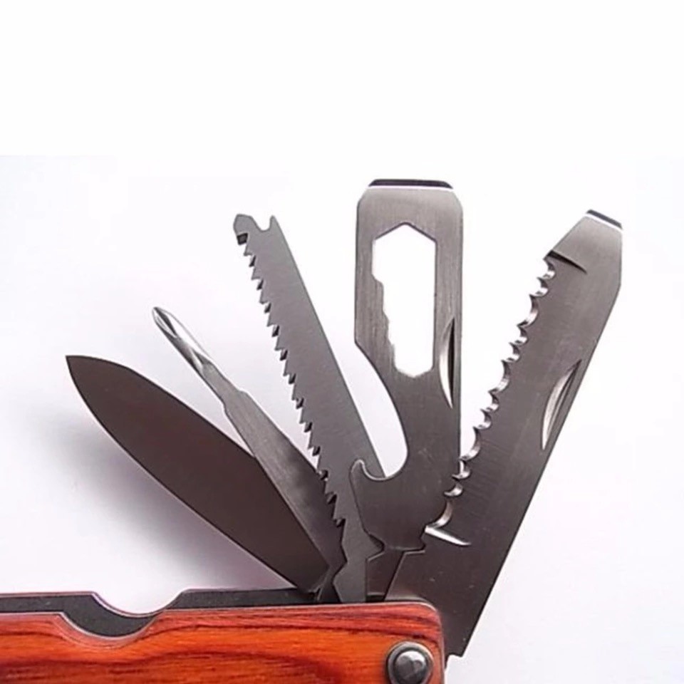 Multi Tool Hammer Saw Axe Knife Wire Cutter Pliers Wrench Screwdriver