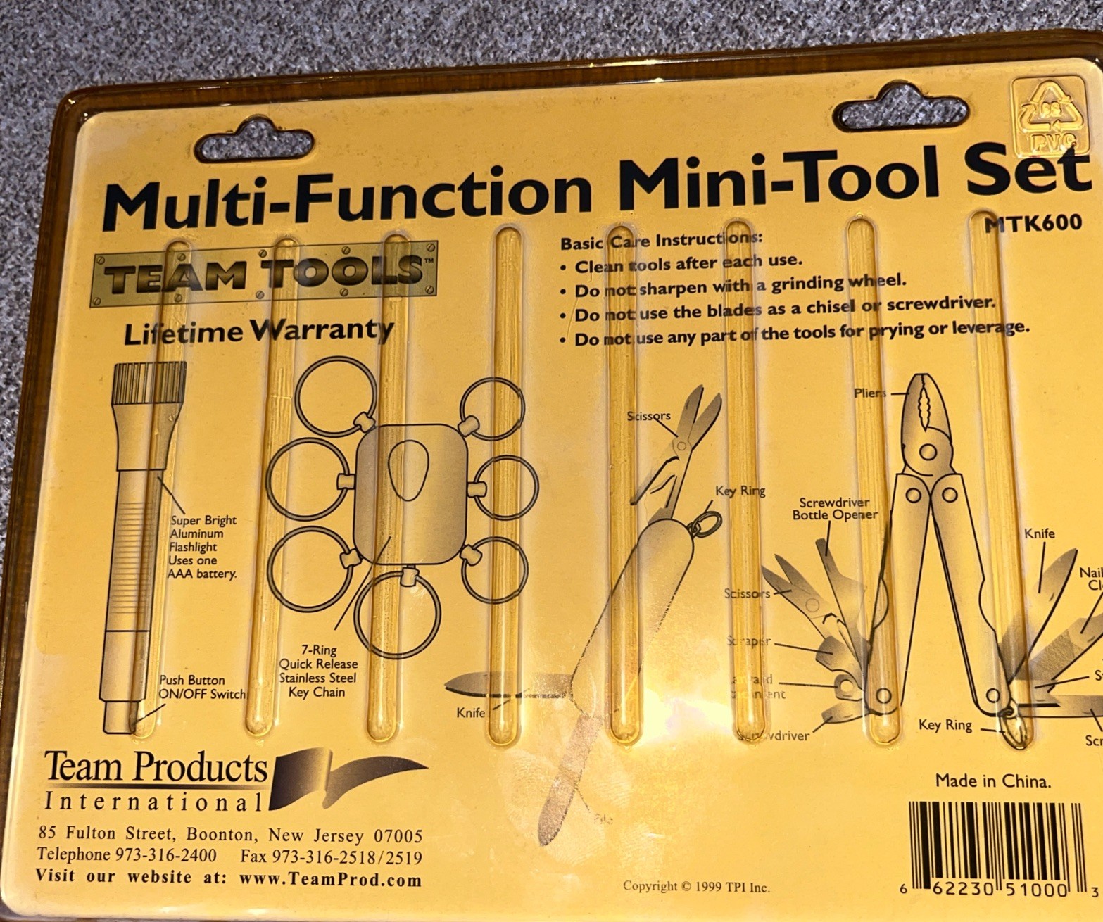 Multi Function. Mini Tool Set Team Tools 1999
