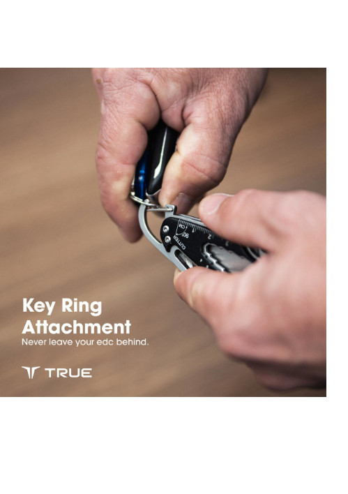 True Utility SmartKnife 11-in-1 Multi Tool Weatherproof Case TU573