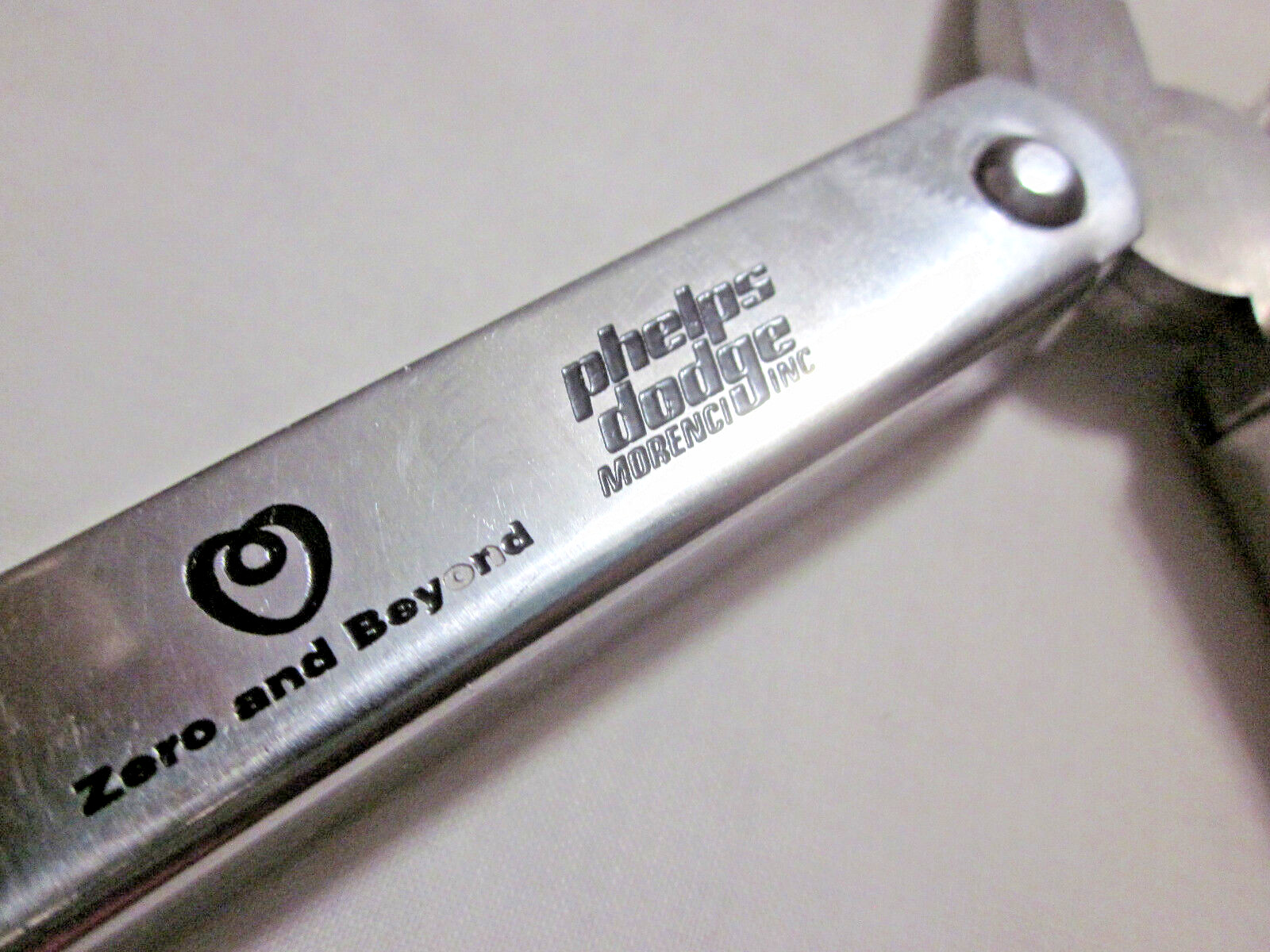 MULTI PURPOSE TOOL KEY CHAIN PHELPS DODGE MORENCI INC LOGO NEW WITH CASE