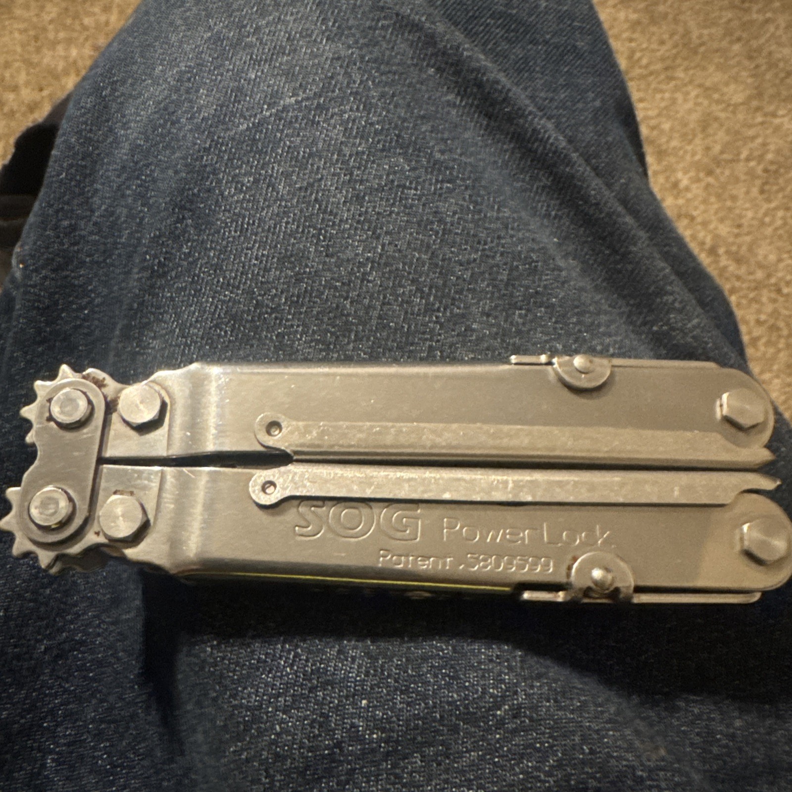 Vintage SOG Tool Original Multi-Tool POWERLOCK PATENT PENDING Buy Her Now!