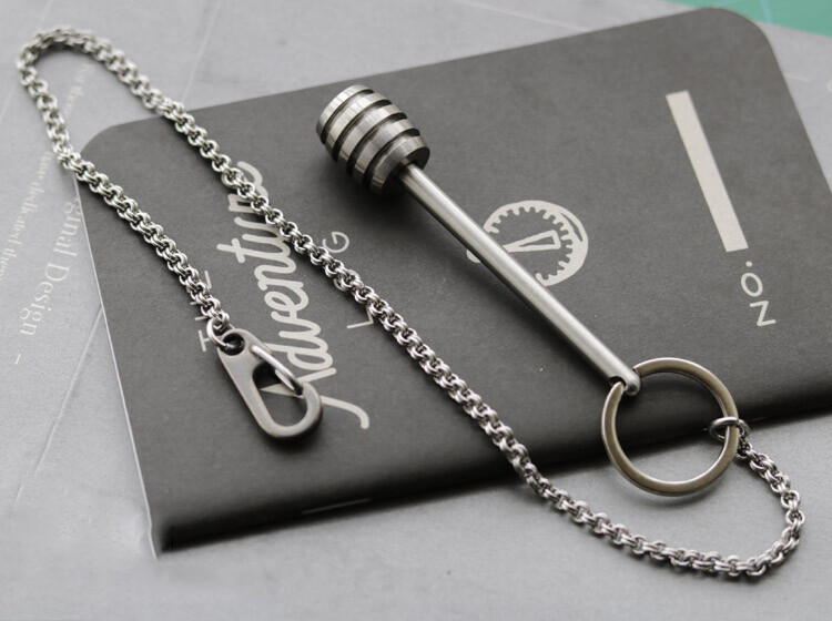 1 Piece Key Chain Pendant Beads Pendants Stick EDC Multifunctional Tools