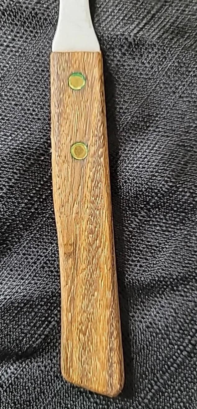 Vtg. STAINLESS STEEL MEAT CUTTING FORK. MADE IN JAPAN