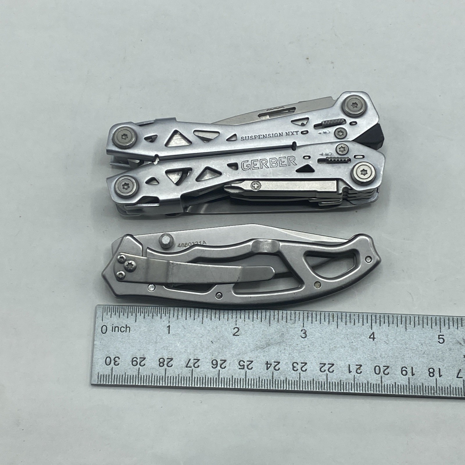 Gerber Suspension NXT & Paraframe I Knife Combo – Silver