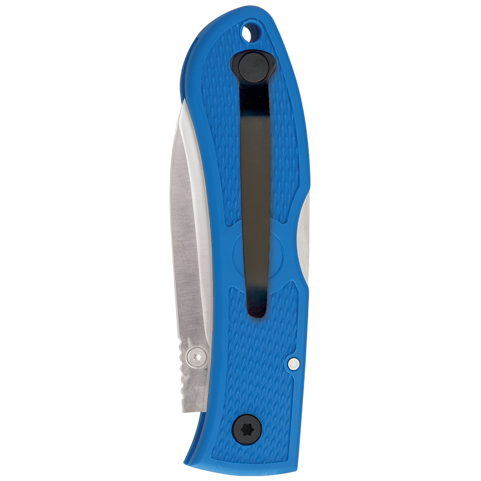 Ka-Bar 4062BL Dozier Blue Clip Point Lockback Folding Knife Pocket Folder 3″