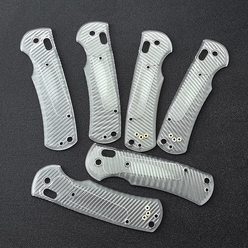 Clear Acrylic Griptilian 551 Scales – Transparent Handle Set, Lightweight Custom