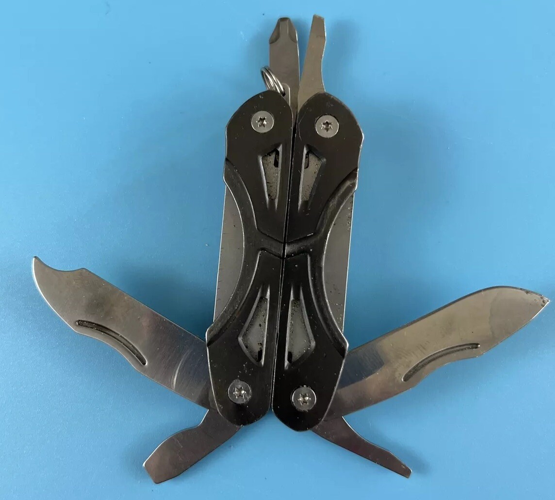 Gerber Mini Suspension-P Gray Mini Multi-Plier 12 Function 8 Tool Keychain